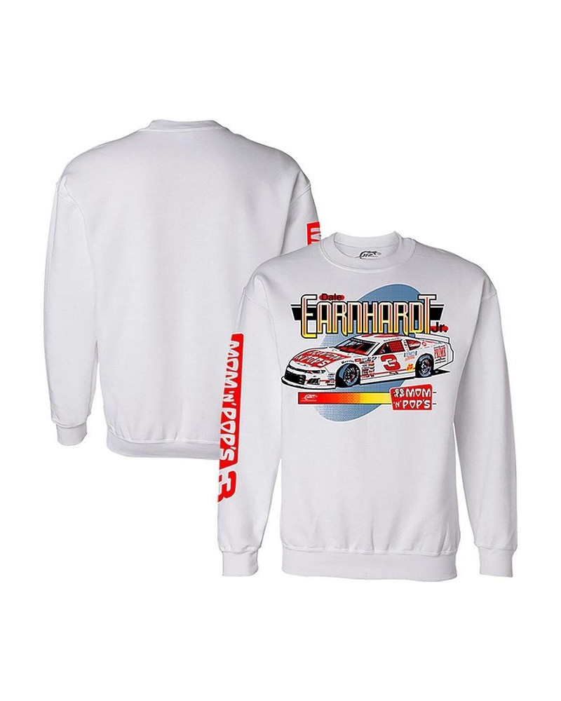 Men's White Dale Earnhardt Jr. Mom N' Pops Pullover Sweatshirt $28.60 Sweatshirt