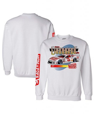 Men's White Dale Earnhardt Jr. Mom N' Pops Pullover Sweatshirt $28.60 Sweatshirt