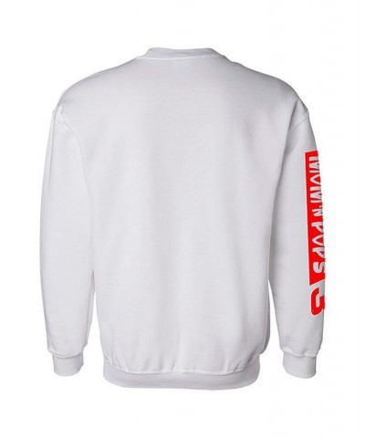 Men's White Dale Earnhardt Jr. Mom N' Pops Pullover Sweatshirt $28.60 Sweatshirt