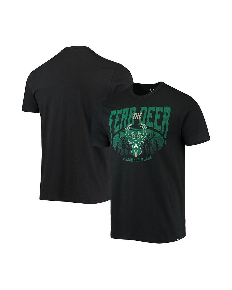 Men's Black Milwaukee Bucks Hometown Regional Fear The Deer T-shirt $25.64 T-Shirts