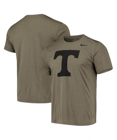 Men's Olive Tennessee Volunteers Tonal Logo Legend Performance T-shirt $27.49 T-Shirts