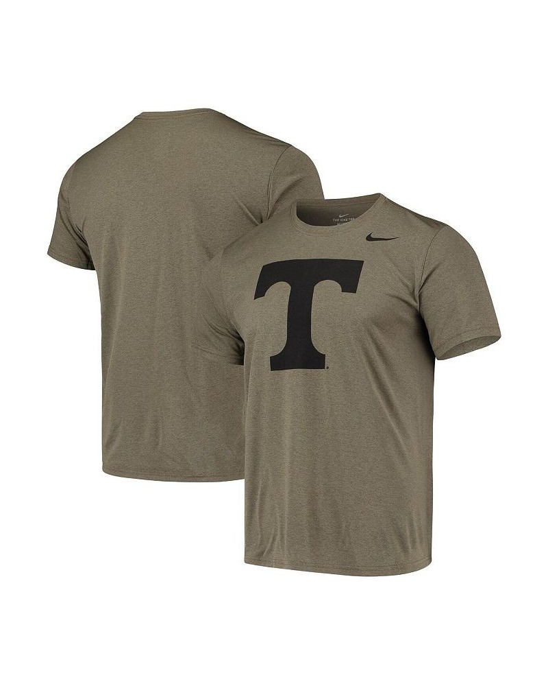 Men's Olive Tennessee Volunteers Tonal Logo Legend Performance T-shirt $27.49 T-Shirts