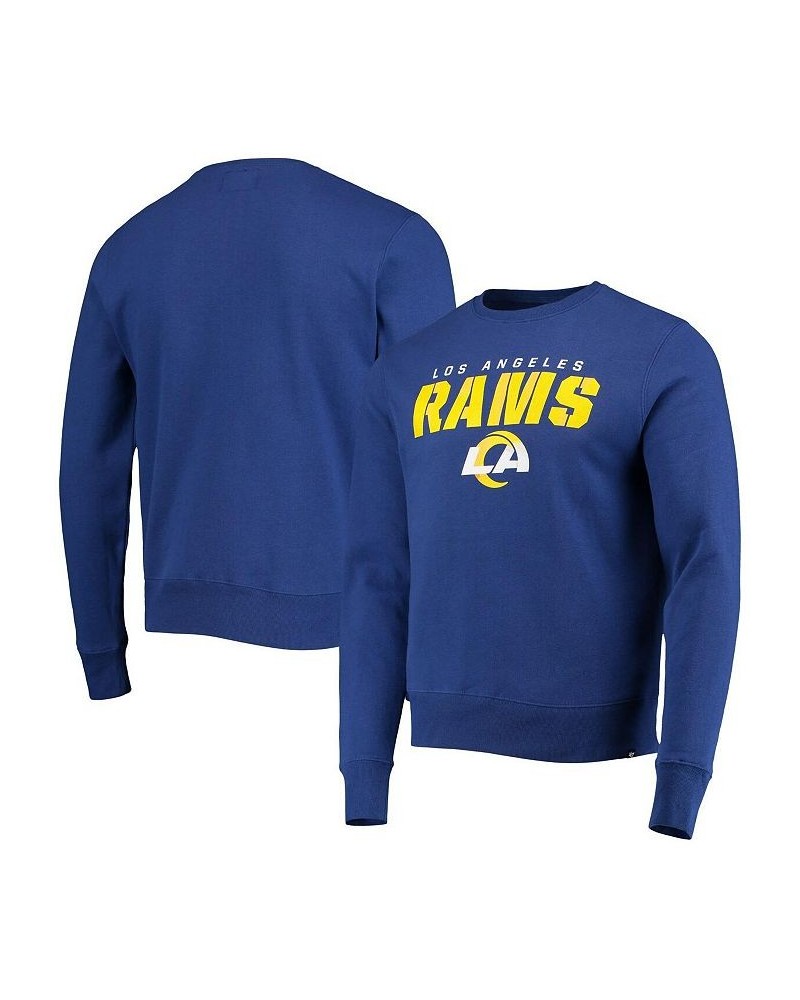 Men's '47 Royal Los Angeles Rams Traction Headline Pullover Sweatshirt $22.96 Sweatshirt