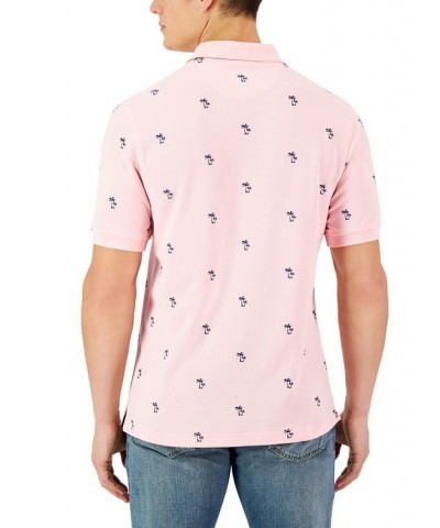 Men's Shady Palm Polo Pink $14.30 Polo Shirts