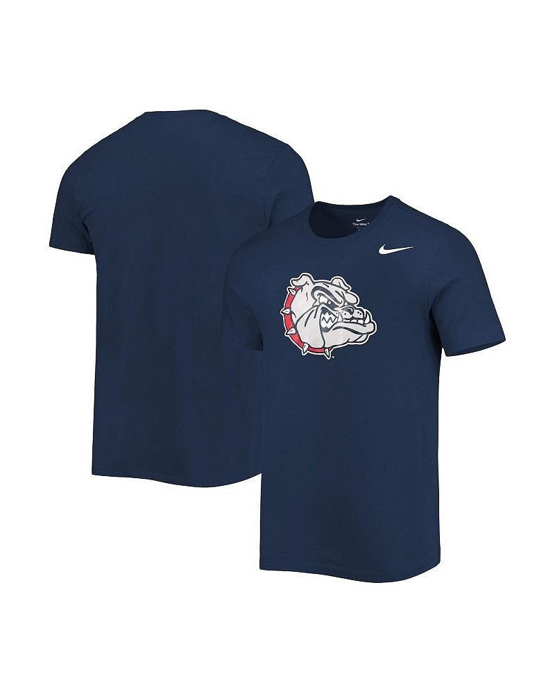 Men's Navy Gonzaga Bulldogs Gloss Logo T-shirt $19.20 T-Shirts