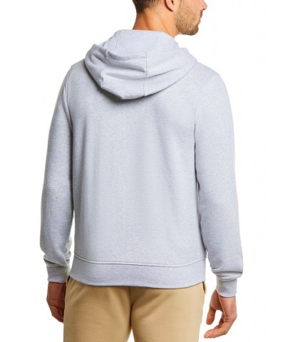 Men's SPORT Long Sleeve Full-Zip Solid Hoodie Gray $36.48 Sweatshirt