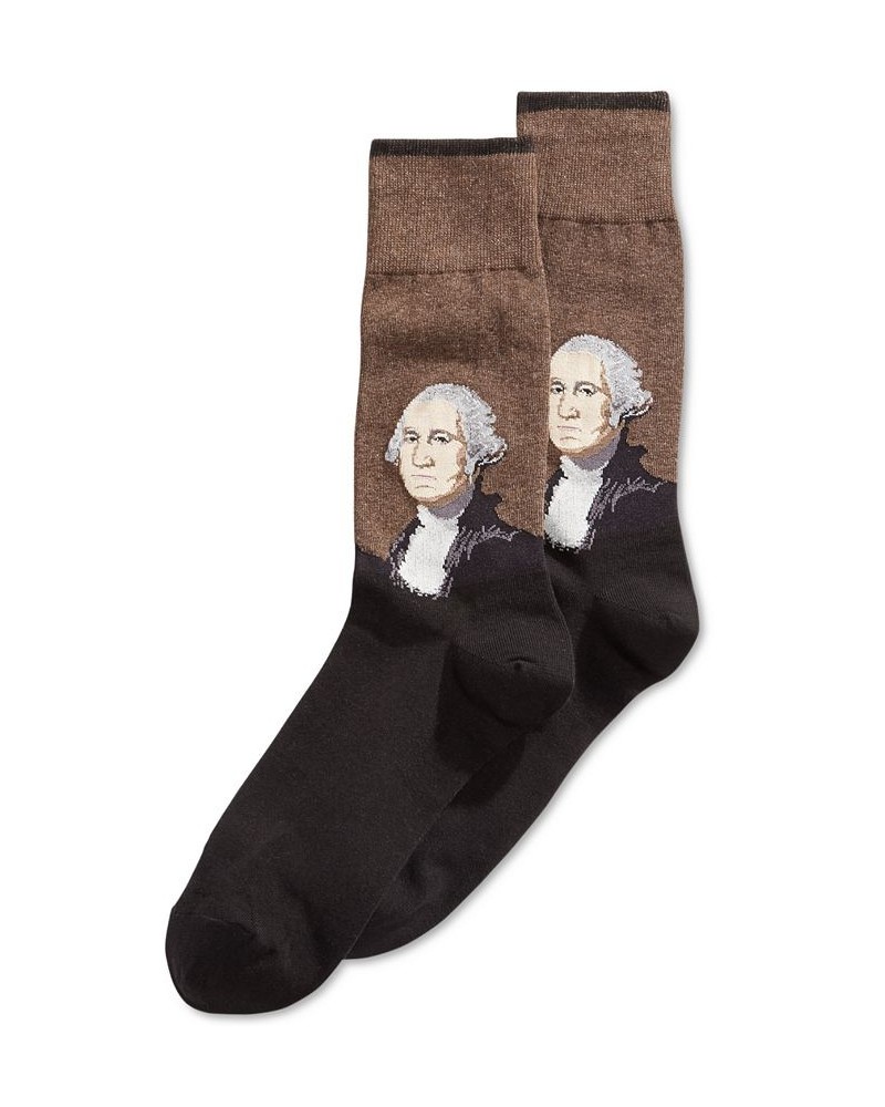 Men's Socks, George Washington Dress Brown $10.32 Socks