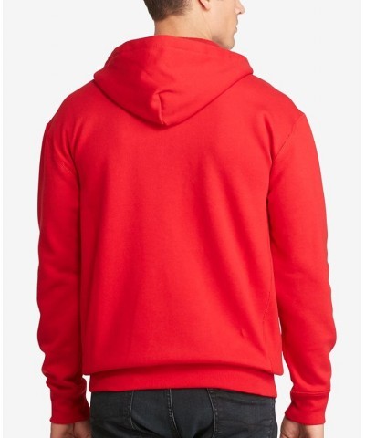 Men's Big & Tall Full-Zip Classic Fleece Hoodie Red $62.16 Sweatshirt