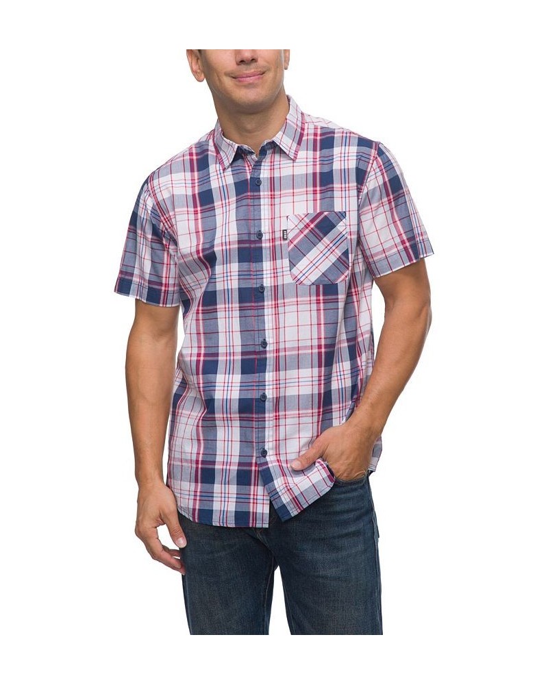 Men's Fellows Short Sleeves Woven Shirt Multi $18.93 Shirts