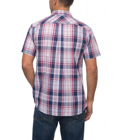 Men's Fellows Short Sleeves Woven Shirt Multi $18.93 Shirts