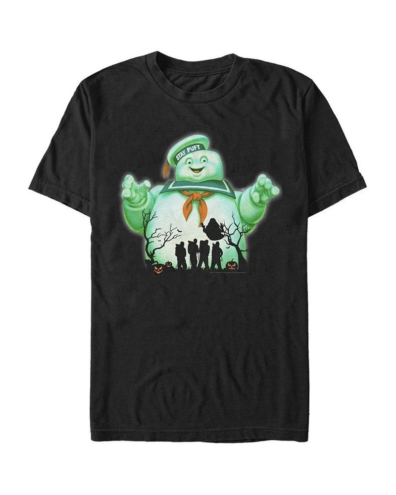 Men's Ghostbusters Halloween Short Sleeves T-shirt Black $20.99 T-Shirts