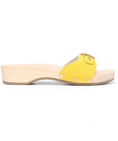 Women's Original Slides Yellow $65.60 Shoes