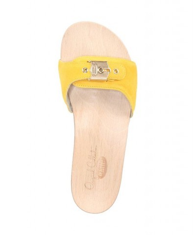 Women's Original Slides Yellow $65.60 Shoes