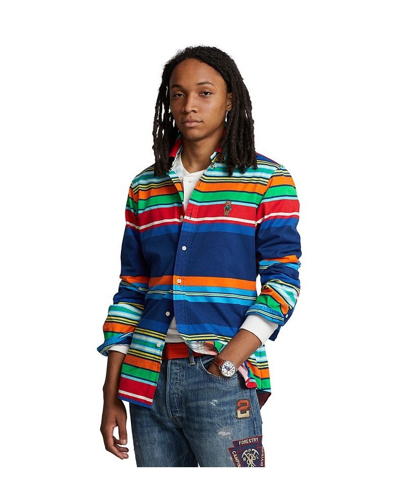 Men's Classic-Fit Polo Bear Oxford Shirt Multi $45.46 Shirts