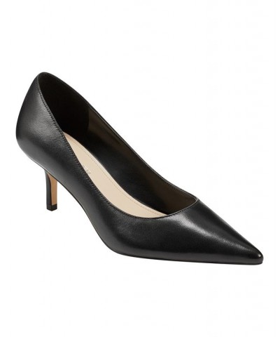 Women's Alola Slip-On Pointy Toe Dress Pumps Black $33.79 Shoes