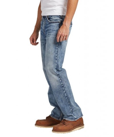 Men's Zac Relaxed Fit Straight Leg Jeans Blue $37.65 Jeans