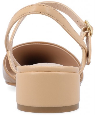 Women's Brynn Flat Tan/Beige $38.95 Shoes