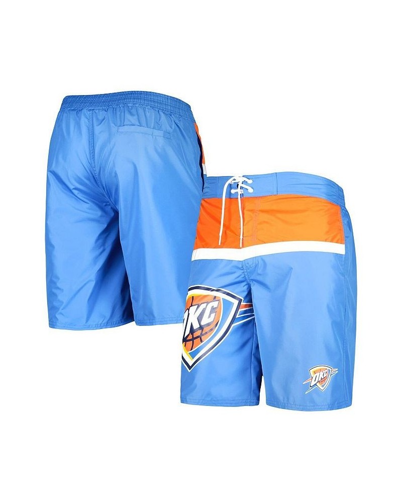 Men's Blue Oklahoma City Thunder Sea Wind Swim Trunks $32.50 Swimsuits