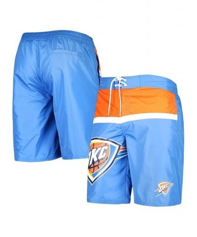 Men's Blue Oklahoma City Thunder Sea Wind Swim Trunks $32.50 Swimsuits