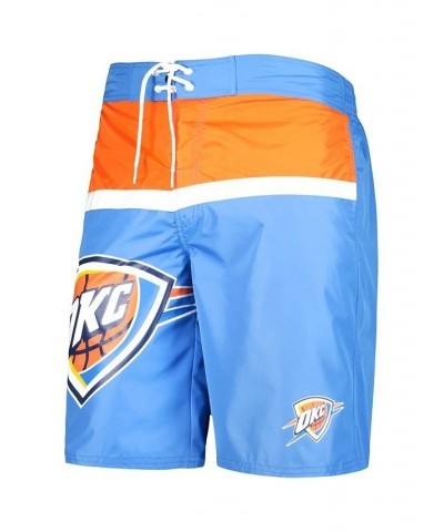 Men's Blue Oklahoma City Thunder Sea Wind Swim Trunks $32.50 Swimsuits