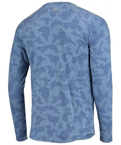 Men's Royal Los Angeles Rams Camo Performance Long Sleeve T-shirt $36.39 T-Shirts