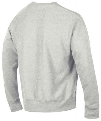 Men's Gray Oregon Ducks Arch Over Logo Reverse Weave Pullover Sweatshirt $45.04 Sweatshirt