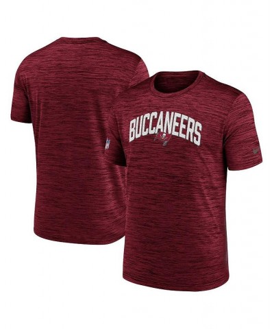 Men's Red Tampa Bay Buccaneers Velocity Athletic Stack Performance T-shirt $17.20 T-Shirts