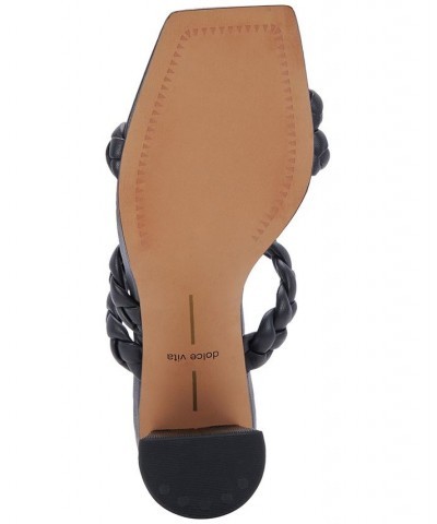 Women's Pang Asymmetrical Banded Sandals Black $44.55 Shoes