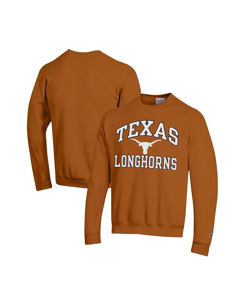 Men's Texas Orange Texas Longhorns High Motor Pullover Sweatshirt $32.50 Sweatshirt