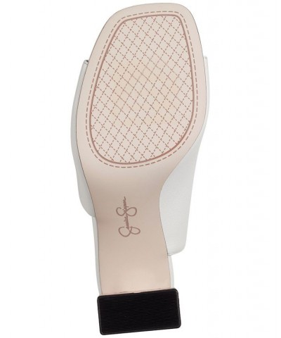 Women's Messia Asymmetrical Mules White $54.00 Shoes