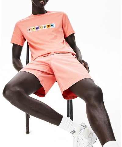 Men's Casual Jersey T-Shirt Pink $44.20 T-Shirts