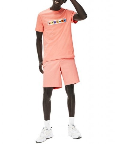 Men's Casual Jersey T-Shirt Pink $44.20 T-Shirts