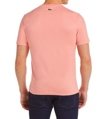 Men's Casual Jersey T-Shirt Pink $44.20 T-Shirts