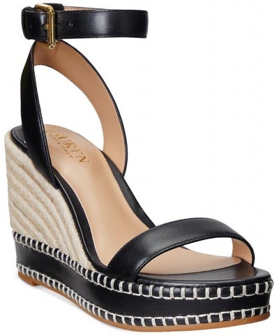 Women's Hilarie Ankle-Strap Espadrille Platform Wedge Sandals PD02 $57.35 Shoes