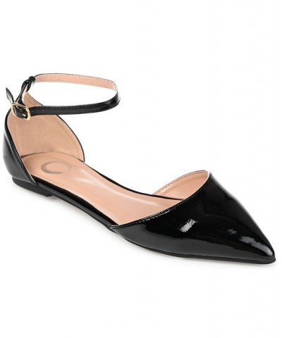 Women's Reba Flats Patent Black $33.60 Shoes