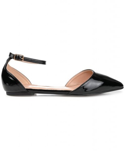 Women's Reba Flats Patent Black $33.60 Shoes