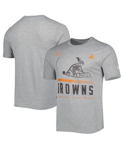 Men's Heathered Gray Cleveland Browns Combine Authentic Red Zone T-shirt $20.51 T-Shirts