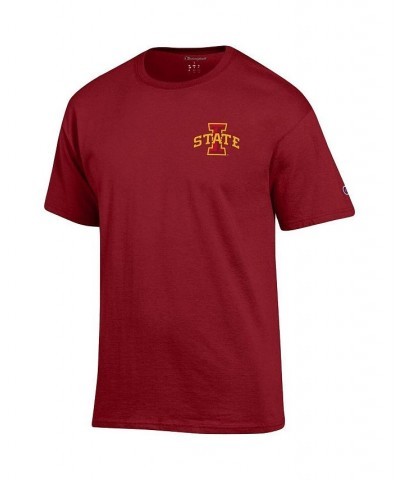 Men's Cardinal Iowa State Cyclones Stack 2-Hit T-shirt $18.45 T-Shirts