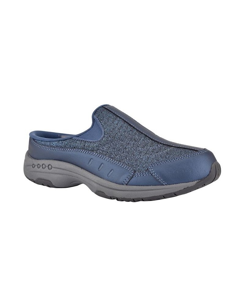 Women's Traveltime Round Toe Casual Slip-on Mules PD07 $37.92 Shoes