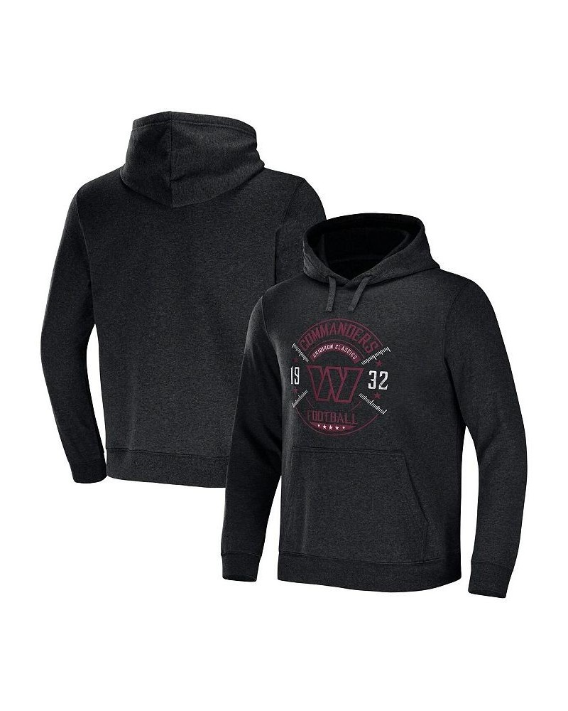 Men's NFL x Darius Rucker Collection by Heather Charcoal Washington Commanders Radar Pullover Hoodie $37.95 Sweatshirt