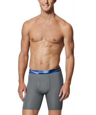 Men's Classics Ultimate X-Temp 4-Pk. Moisture-Wicking Mesh Boxer Briefs Multi $15.90 Underwear