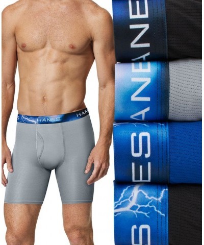 Men's Classics Ultimate X-Temp 4-Pk. Moisture-Wicking Mesh Boxer Briefs Multi $15.90 Underwear