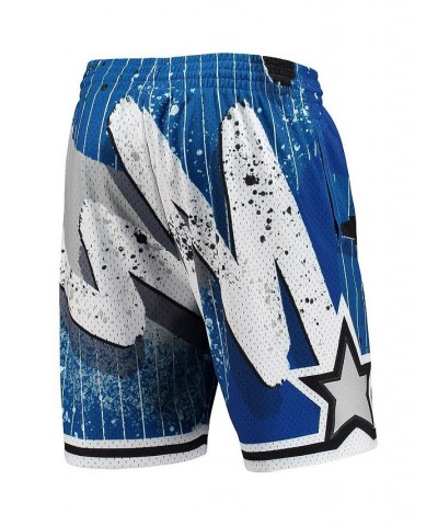 Men's Blue Orlando Magic Hardwood Classics 1994 Hyper Hoops Swingman Shorts $34.00 Shorts