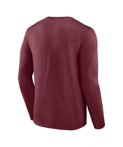 Men's Branded Maroon Minnesota Golden Gophers Modern Two-Hit Long Sleeve T-shirt $26.99 T-Shirts