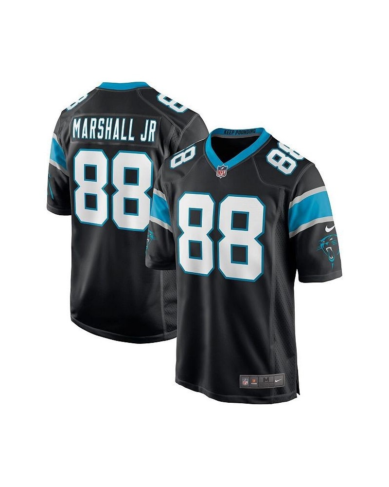 Men's Terrace Marshall Jr. Black Carolina Panthers 2021 NFL Draft Pick Player Game Jersey $44.94 Jersey