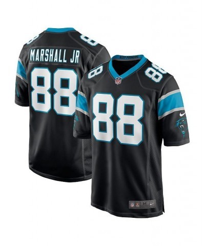 Men's Terrace Marshall Jr. Black Carolina Panthers 2021 NFL Draft Pick Player Game Jersey $44.94 Jersey