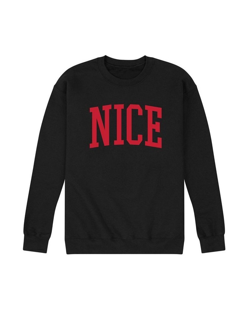 Men's Nice Fleece T-shirt Black $28.04 T-Shirts