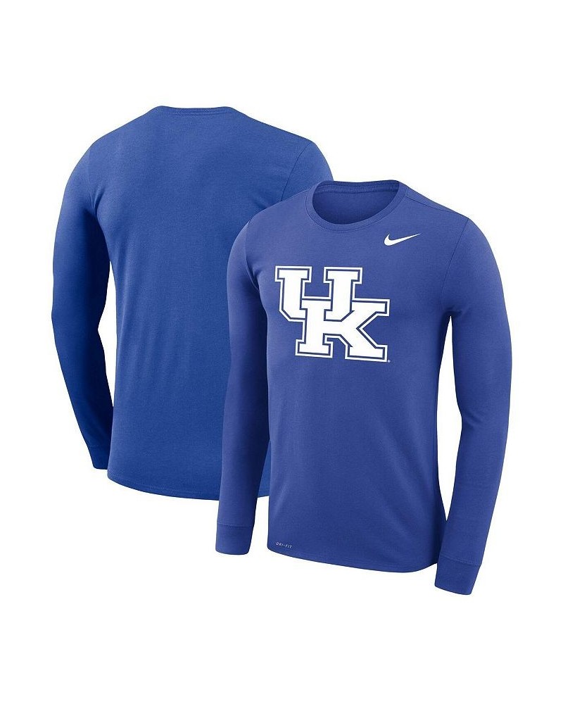 Men's Royal Kentucky Wildcats Big and Tall Primary Logo Legend Performance Long Sleeve T-shirt $31.79 T-Shirts