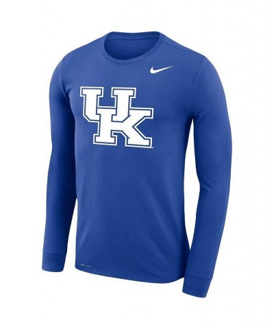 Men's Royal Kentucky Wildcats Big and Tall Primary Logo Legend Performance Long Sleeve T-shirt $31.79 T-Shirts