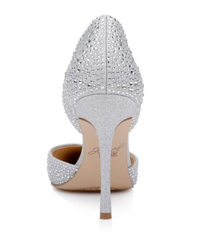 Women's Grace Evening Pump Silver $52.89 Shoes